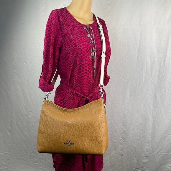 Coach CT850 Laurel Shoulder Bag In Colorblock - Picture 3 of 13